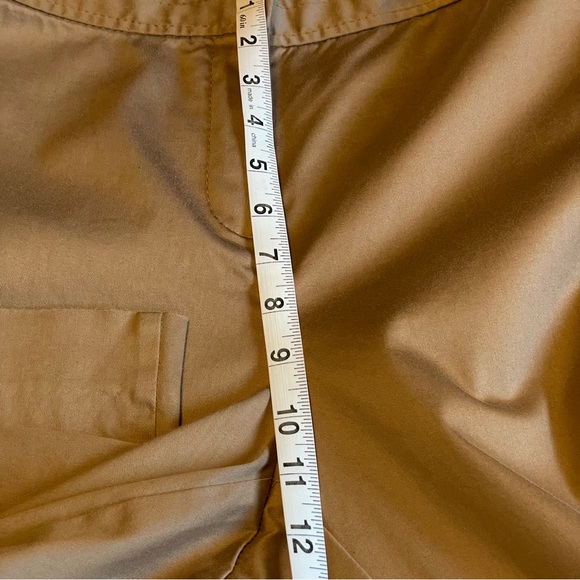 Liz Claiborne-ANISSA Tan Colour High Rise Pant 98% Cotton 2 % LYCRA Size 12 - Picture 13 of 16